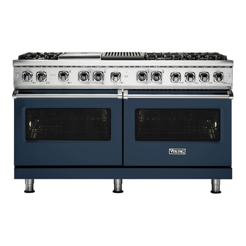 Viking 5 Series 60 inch Dual Fuel Range with 6 Sealed Burners, Griddle and Grill - VDR5606GQ*