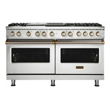 Viking 5 Series 60 inch Dual Fuel Range with 6 Sealed Burners, Griddle and Grill - VDR5606GQ*