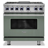 Viking 7 Series 36 inch Dual Fuel Range with 4 Sealed Burners and Griddle  -  VDR73624G*