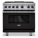 Viking 7 Series 36 inch Dual Fuel Range with 4 Sealed Burners and Griddle  -  VDR73624G*