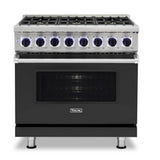Viking 7 Series 36 inch Dual Fuel Range with 6 Sealed Burners  - VDR73626B*