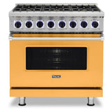 Viking 7 Series 36 inch Dual Fuel Range with 6 Sealed Burners  - VDR73626B*