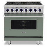 Viking 7 Series 36 inch Dual Fuel Range with 6 Sealed Burners  - VDR73626B*