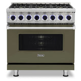 Viking 7 Series 36 inch Dual Fuel Range with 6 Sealed Burners  - VDR73626B*