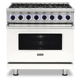 Viking 7 Series 36 inch Dual Fuel Range with 6 Sealed Burners  - VDR73626B*