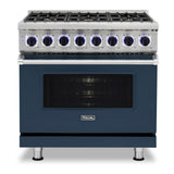 Viking 7 Series 36 inch Dual Fuel Range with 6 Sealed Burners  - VDR73626B*