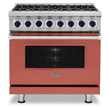 Viking 7 Series 36 inch Dual Fuel Range with 6 Sealed Burners  - VDR73626B*