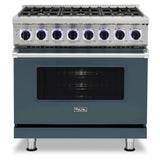 Viking 7 Series 36 inch Dual Fuel Range with 6 Sealed Burners  - VDR73626B*