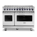 Viking 7 Series 48 inch Dual Fuel Range with 8 Sealed Burners  -  VDR74828B*