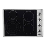 Viking 5 Series 30 inch Electric Radiant Cooktop with 4 Elements -  VECU53014BSB
