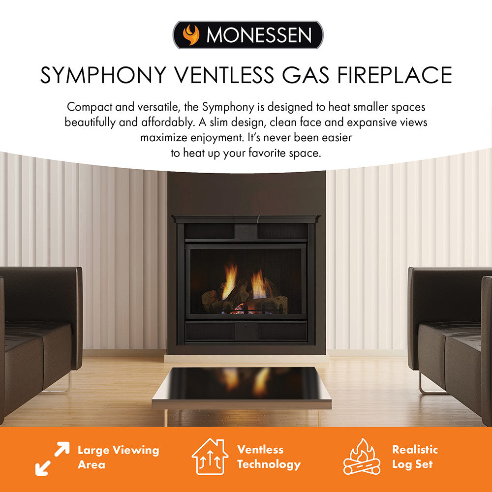 Monessen 32" Symphony Vent-Free Traditional Gas Fireplace