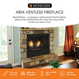 Monessen 36" Aria Vent-Free Traditional Gas Fireplace