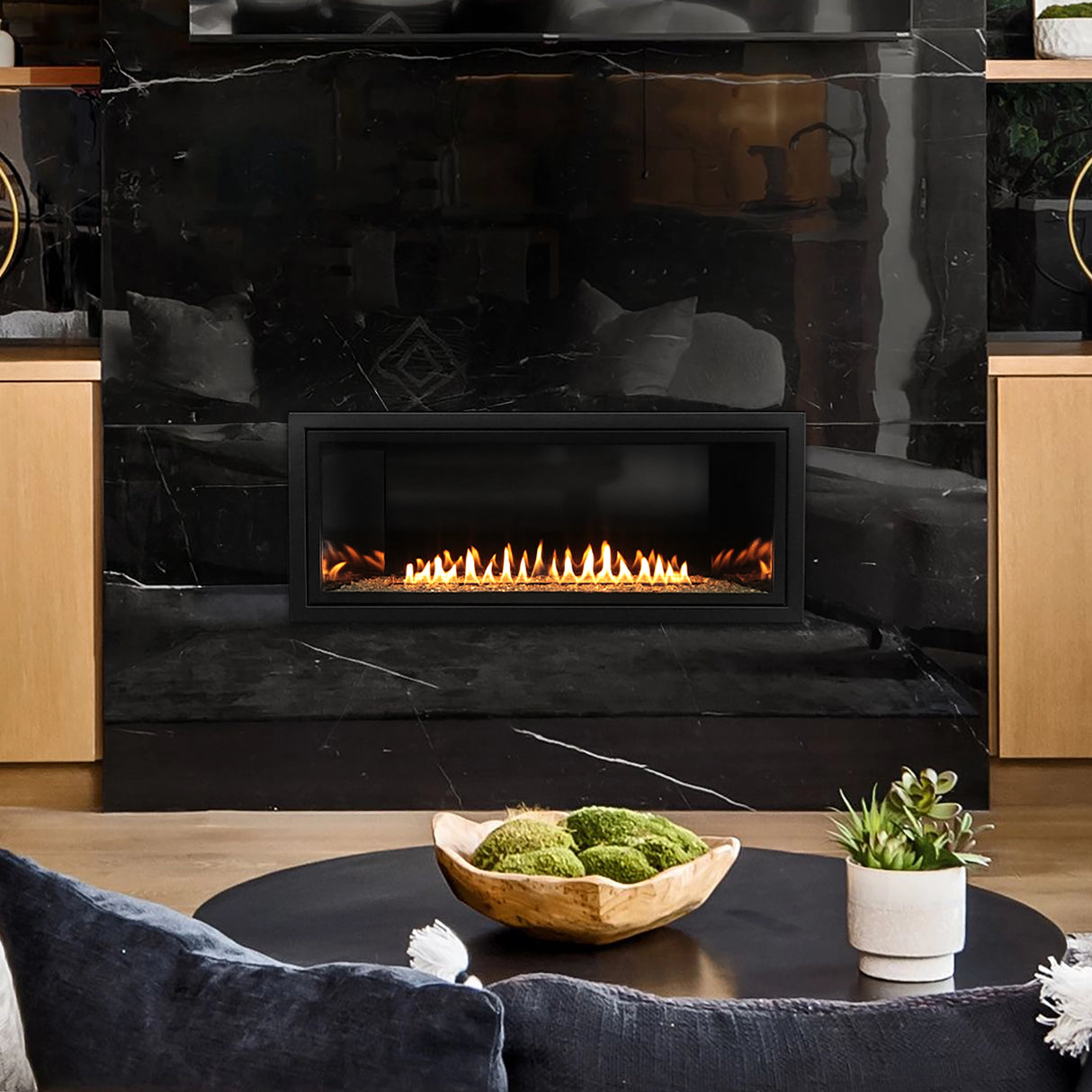 Empire Boulevard 60" Vent Free Linear Fireplace - VFLB60FP90