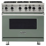 Viking 5 Series 36 inch Open Burner Gas Range - VGIC53626B*