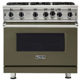 Viking 5 Series 36 inch Open Burner Gas Range - VGIC53626B*