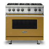 Viking 5 Series 36 inch Sealed Burner Gas Range with 6 Burners - VGR5366B*