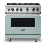 Viking 5 Series 36 inch Sealed Burner Gas Range with 6 Burners - VGR5366B*