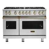 Viking 5 Series 48 inch Sealed Burner Gas Range with 8 Burners - VGR5488B*