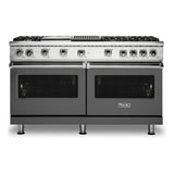 Viking 5 Series 60 inch Sealed Burner Gas Range with 6 Burners, Griddle and Grill - VGR5606GQ*