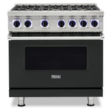 Viking 7 Series 36 inch Sealed Burner Gas Range with 6 Burners - VGR73626B*