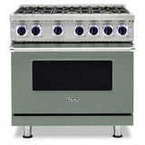 Viking 7 Series 36 inch Sealed Burner Gas Range with 6 Burners - VGR73626B*