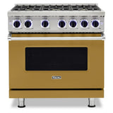 Viking 7 Series 36 inch Sealed Burner Gas Range with 6 Burners - VGR73626B*