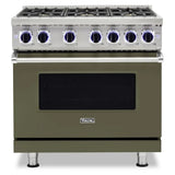 Viking 7 Series 36 inch Sealed Burner Gas Range with 6 Burners - VGR73626B*