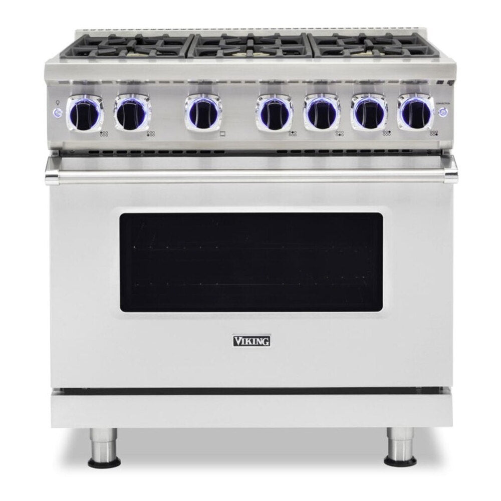 Viking 7 Series 36 inch Sealed Burner Gas Range with 6 Burners - VGR73626B*