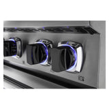 Viking 7 Series 36 inch Sealed Burner Gas Range with 6 Burners - VGR73626B*