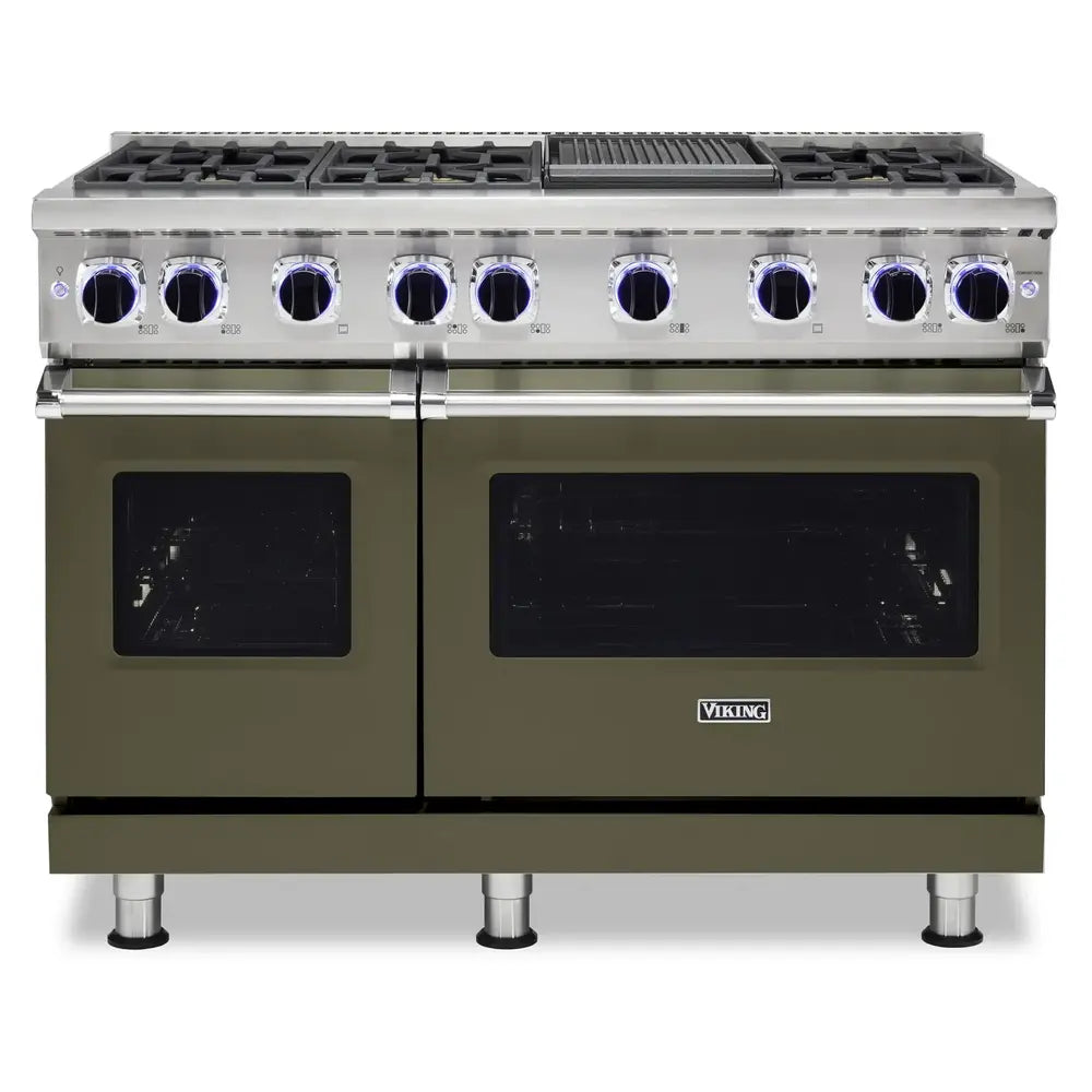 Viking 7 Series 48 inch Sealed Burner Gas Range with 6 Burners and Griddle -  VGR74826G*