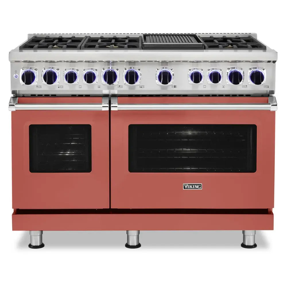 Viking 7 Series 48 inch Sealed Burner Gas Range with 6 Burners and Griddle -  VGR74826G*