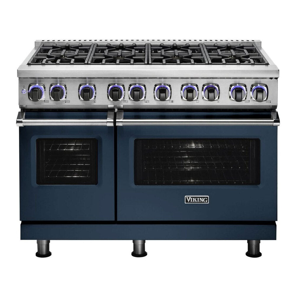 Viking  7 Series 48 inch Sealed Burner Gas Range with 8 Burners  -  VGR74828B*