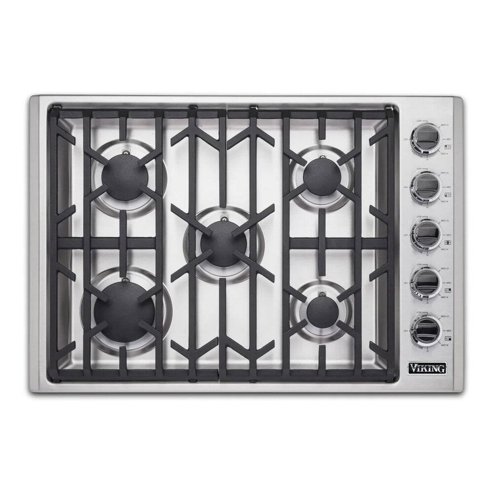 Viking 5 Series 30 inch Gas Cooktop with 5 Burners  - VGSU53015BSS*