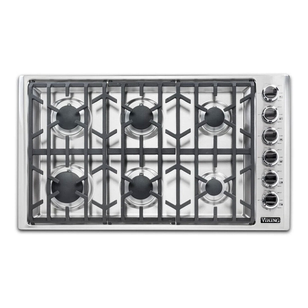 Viking  5 Series 36 inch Gas Cooktop with 6 Burners  - VGSU53616BSS*
