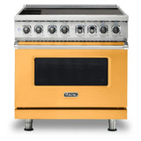 Viking 5 Series 36 inch Induction Self-Clean Range with 6 Elements (Daffodil) - VIR53626BDA