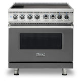 Viking 5 Series 36 inch Induction Self-Clean Range with 6 Elements (Damascus Grey) - VIR53626BDG
