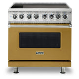Viking 5 Series 36 inch Induction Self-Clean Range with 6 Elements (Golden Hour) - VIR53626BGH