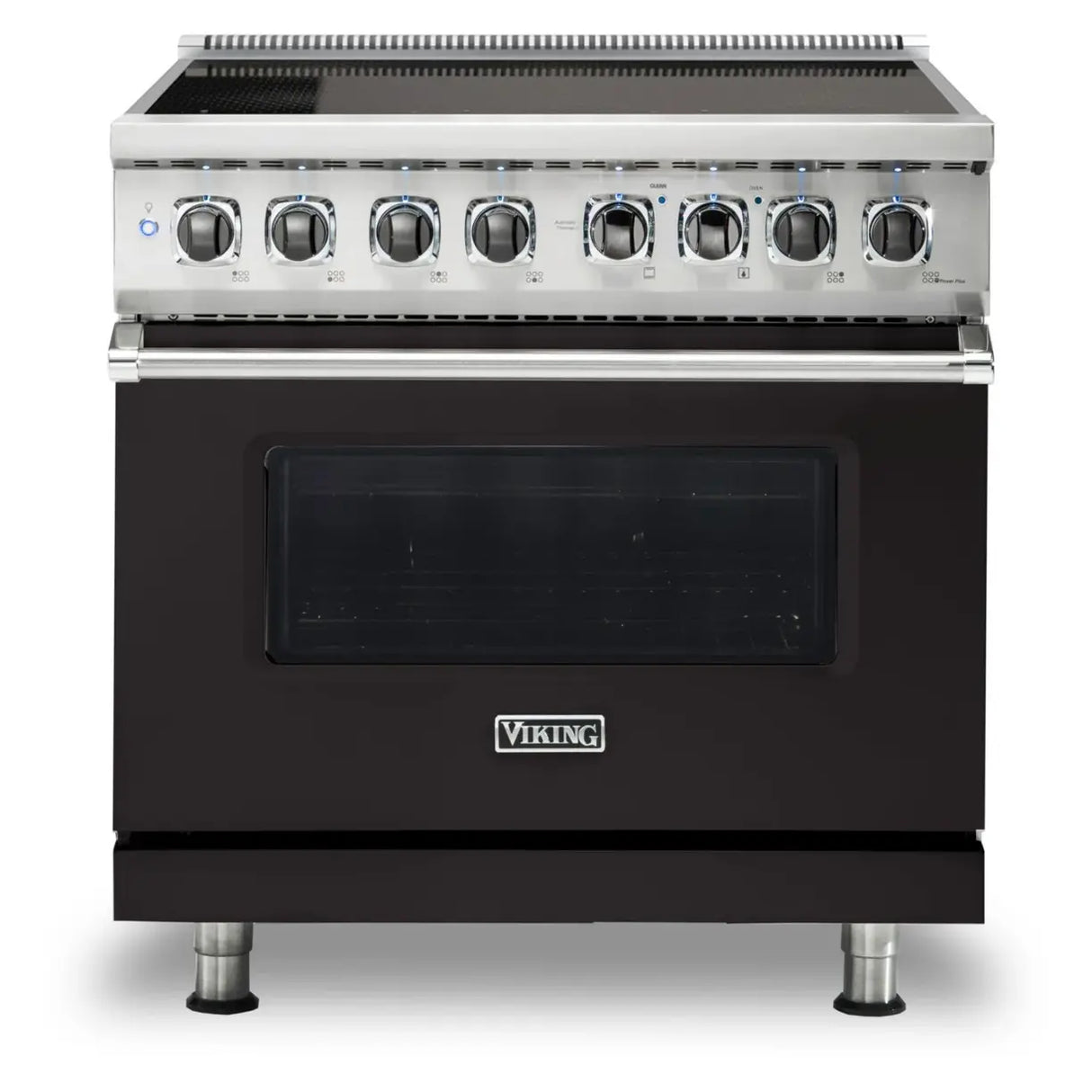 Viking 5 Series 36 inch Induction Self-Clean Range with 6 Elements (Onyx) - VIR53626BON
