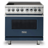 Viking 5 Series 36 inch Induction Self-Clean Range with 6 Elements (Slate Blue) - VIR53626BSB