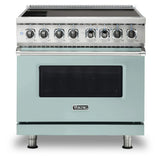 Viking 5 Series 36 inch Induction Self-Clean Range with 6 Elements (Splash) - VIR53626BSP