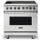 Viking 5 Series 36 inch Induction Self-Clean Range with 6 Elements (Squall) - VIR53626BSQ