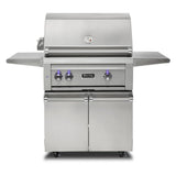 Viking 5 Series 30 inch Freestanding Grill with ProSear Burner and Rotisserie in Stainless Steel - VQGFS5301NSS