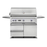 Viking 5 Series 42 inch Freestanding Grill with ProSear Burner and Rotisserie in Stainless Steel - VQGFS5421NSS