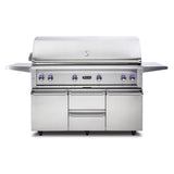 Viking 5 Series 54 inch Freestanding Grill with ProSear Burner and Rotisserie in Stainless Steel - VQGFS5541NSS