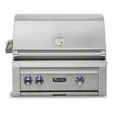 Viking 5 Series 30 inch Built-in Grill with ProSear Burner and Rotisserie in Stainless Steel - VQGI5301NSS