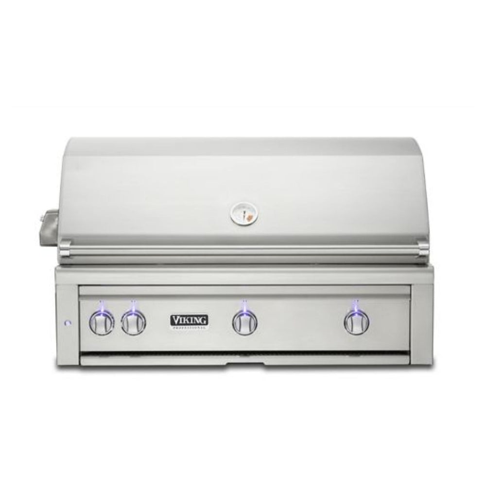 Viking 5 Series 30 inch Built-in Grill with ProSear Burner and Rotisserie in Stainless Steel - VQGI5301NSS
