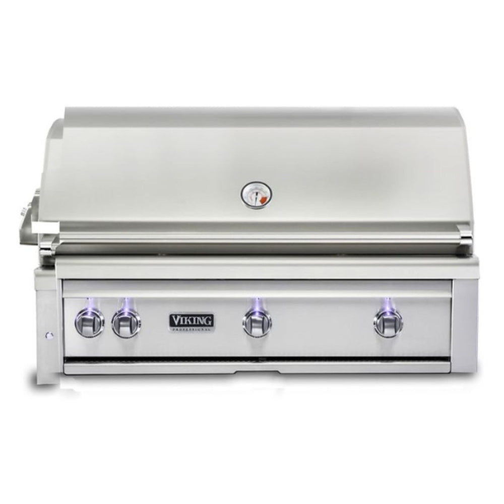 Viking 5 Series 42 inch Built-in Grill with ProSear Burner and Rotisserie in Stainless Steel - VQGI5421NSS