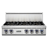 Viking 7 Series 36 inch Gas Rangetop with 4 Sealed Burners and Griddle - VRT7364GSS*