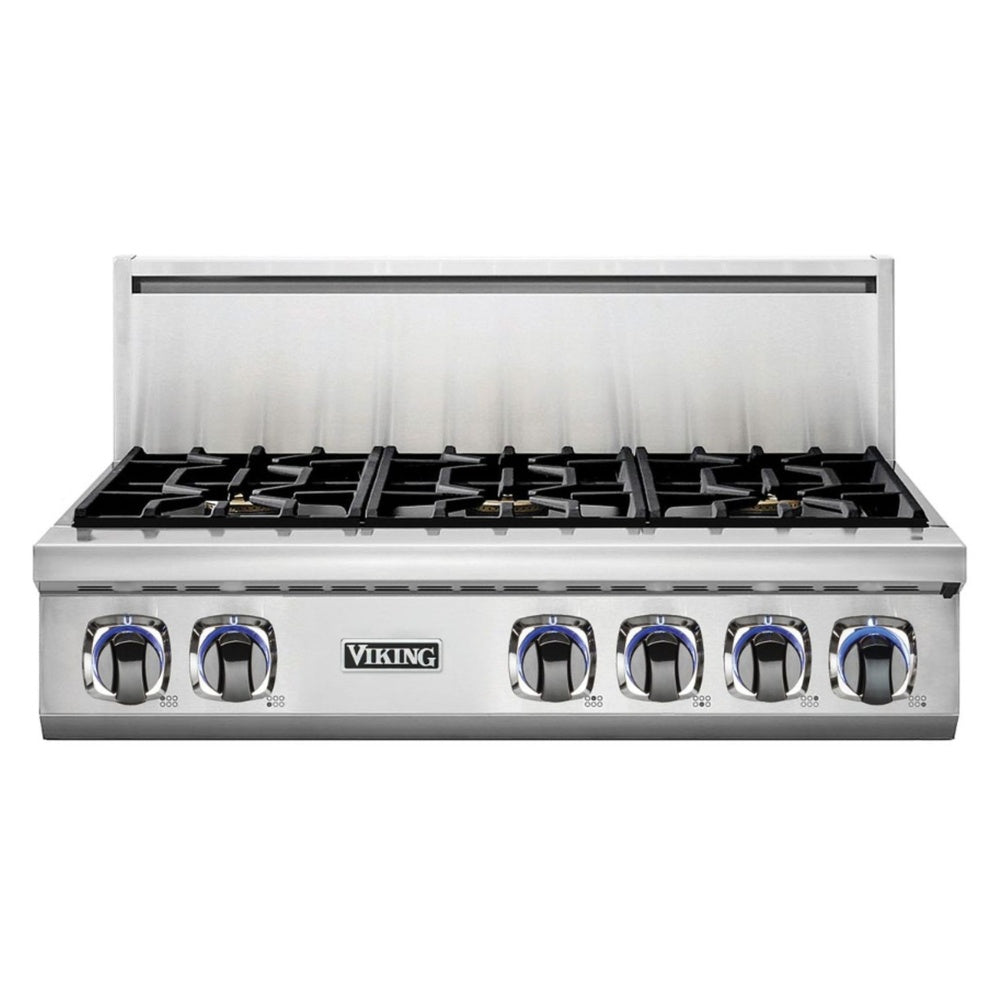 Viking 7 Series 36 inch Gas Rangetop with 6 Sealed Burners  - VRT7366BSS*