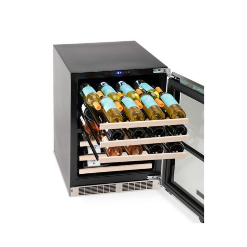 Viking 5 Series 24 inch Undercounter Wine Cellar with 48 Bottle Capacity in Stainless Steel - VWUI5241GSS